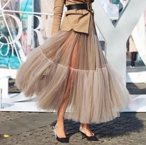 Dior Khaki/Green Tulle Skirt